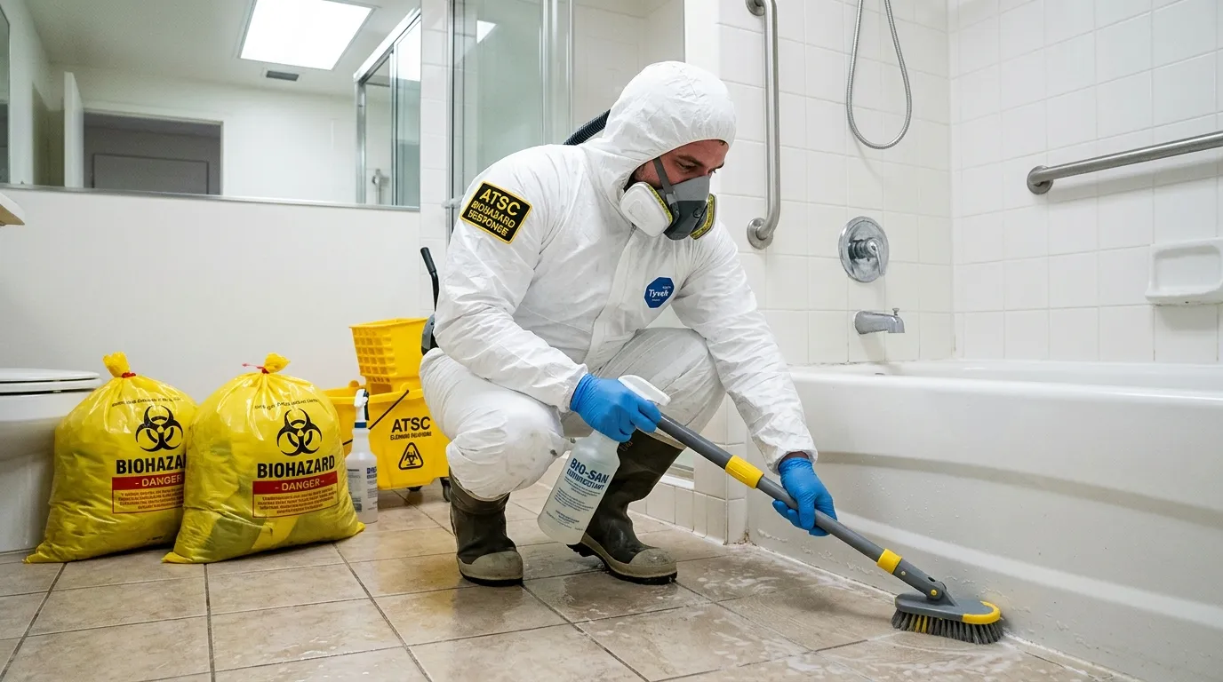 Decontamination equipment deployed for Blood Cleanup in Wrentham